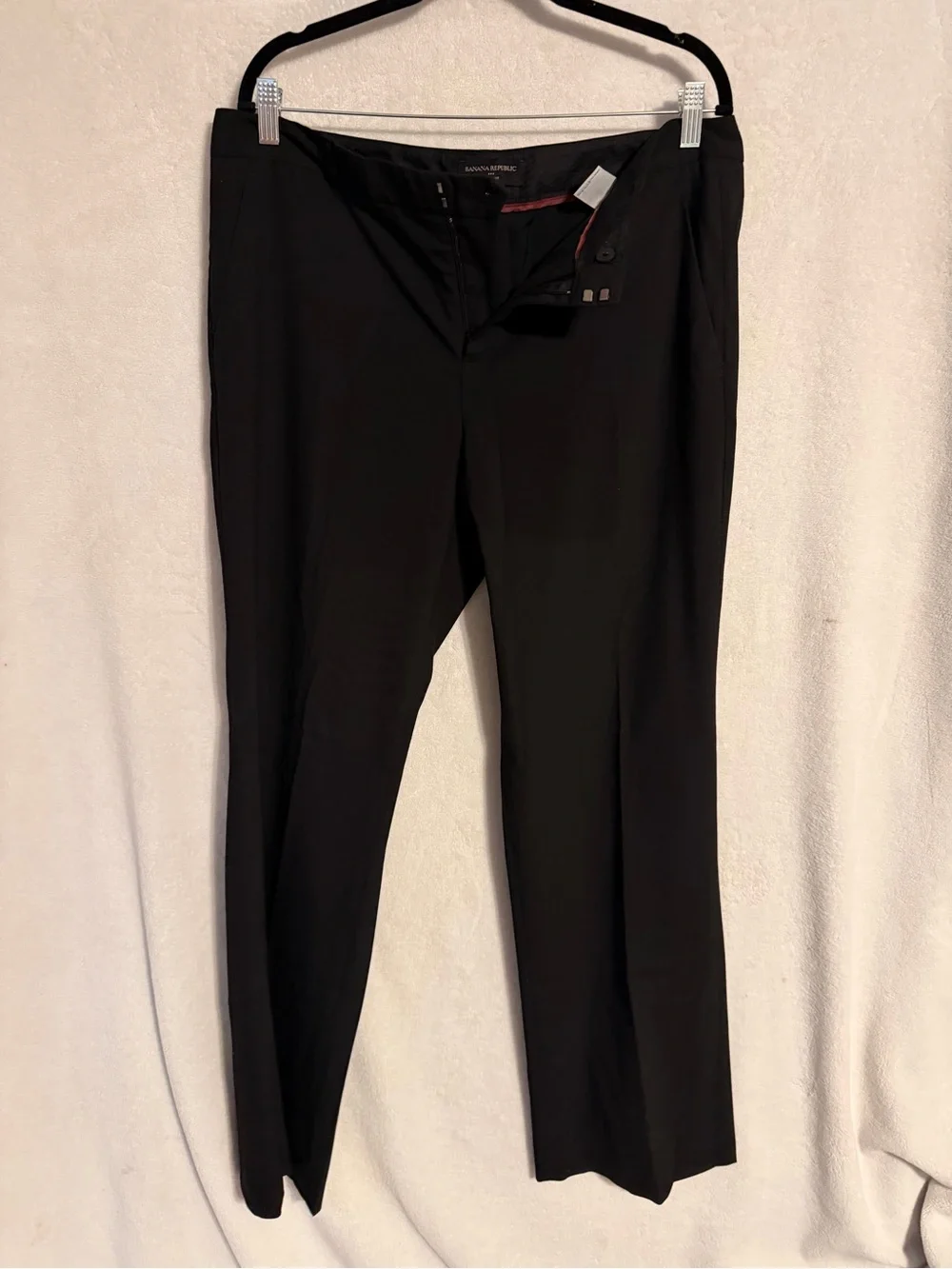 Banana Republic Martin Fit Black Dress Pants Women’s Size 14R Stretch Trousers